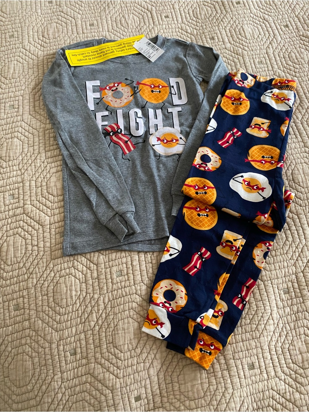 Children’s Place Food Fight Pajamas. Unisex